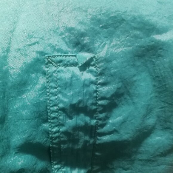 Vintage colourblock windbreaker light jacket blue teal Zellers - Picture 11 of 12